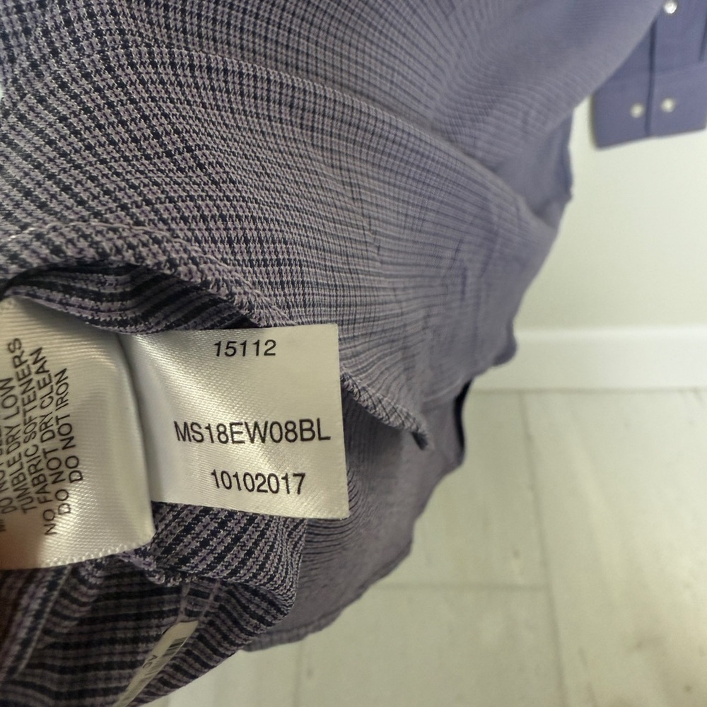 Peter Millar Men's Button-Down Shirt in Purple - Picture 11 of 12